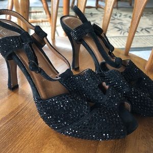 Sparkly open toe Sandles